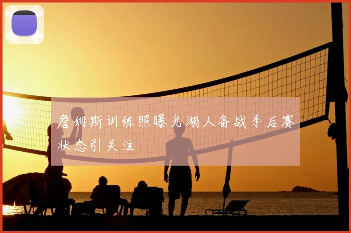 詹姆斯训练照曝光湖人备战季后赛状态引关注